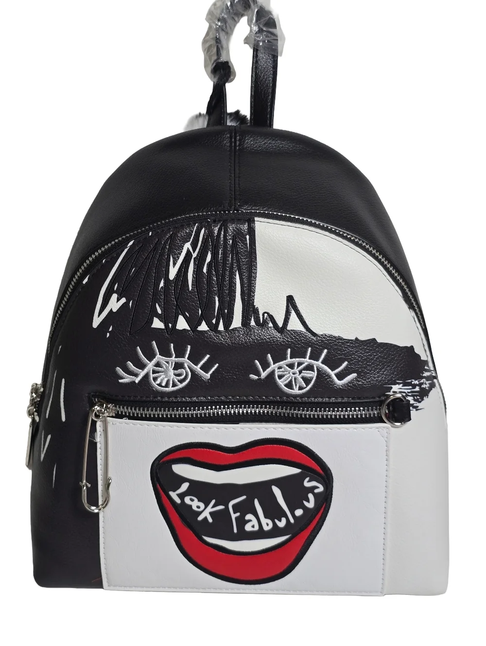 Danielle Nicole Disney Cruella Look Fabulous Mini Backpack NWT Villains Bag - Picture 1 of 7